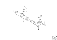 Амортизатор рулевого управления для BMW K43 K 1200 R (0584,0594) 0 (схема запасных частей)