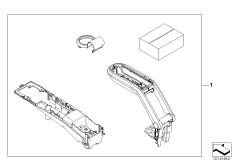 Комплект дооснащения подлокотника Пд для BMW R53 Cooper S W11 (схема запасных частей)