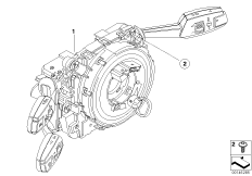Дооснащение круиз-контролем для BMW E90N 316d N47N (схема запасных частей)