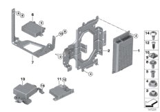 Детали SA 633 в багажном отделении для BMW E87N 116i 1.6 N43 (схема запасных частей)