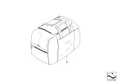 Внутренняя сумка топкейса 49 л для BMW K44 K 1200 GT (0587,0597) 0 (схема запасных частей)