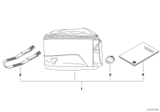 Сумка на топливный бак для MOTO K25H HP2 Enduro (0369,0389) 0 (схема запасных частей)