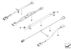 Различные дополнит.комплекты проводов для BMW R52 One W10 (схема запасных частей)