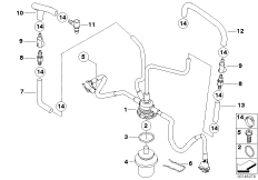 Распределитель топлива/регулят.давления для BMW K25H HP2 Megamoto (0310,0320) 0 (схема запасных частей)
