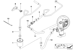 Система подачи топлива/насос/фильтр для BMW K28 R 1200 ST (0328,0338) 0 (схема запасных частей)