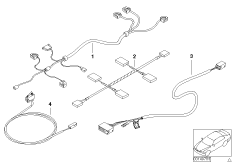 Различные дополнит.комплекты проводов для BMW E52 Z8 S62 (схема запасных частей)