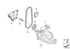 Смазочная система/маслян.насос с прив. для BMW R58 Coop.S JCW N14 (схема запасных частей)