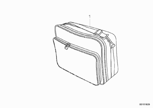 Система транспортировки багажа для BMW 248 R65T 0 (схема запчастей)