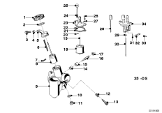 карбюратор для BMW T69 R69 0 (схема запасных частей)