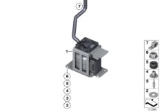Компрессор для ROLLS-ROYCE RR1 Phantom EWB N73 (схема запасных частей)