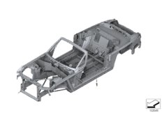 Каркас кузова для ROLLS-ROYCE RR2N Drophead N73 (схема запасных частей)
