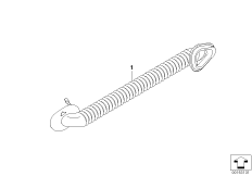 Различные кабельные втулки для BMW E92 325xi N53 (схема запасных частей)