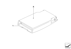 Индивидуальный подлокотник Зд для BMW E90N 330i N52N (схема запасных частей)