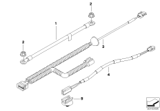 Различные дополнит.комплекты проводов для BMW E86 Z4 M3.2 S54 (схема запасных частей)