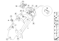 Колпак колеса Зд, доп.элементы для MOTO K44 K 1300 GT (0538,0539) 0 (схема запасных частей)