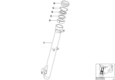 Направляющая труба для MOTO K71 F 800 ST (0234,0244) 0 (схема запасных частей)