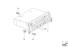 Радиоприемник Boost для MINI R50 Cooper W10 (схема запасных частей)