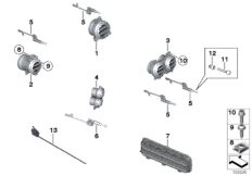 Air vents для BMW RR2 Drophead N73 (схема запасных частей)
