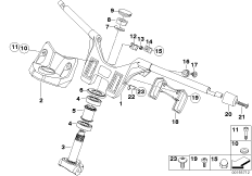 Руль для BMW K44 K 1300 GT (0538,0539) 0 (схема запасных частей)