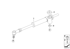 Амортизатор рулевого управления для BMW K27 R 1200 R 06 (0378,0398) 0 (схема запасных частей)