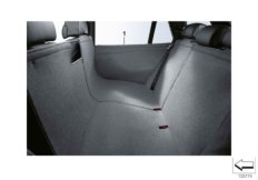 Универсальное покрывало для зад.сидений для BMW E90N 316d N47N (схема запасных частей)
