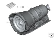 АКПП GA6HP32Z для ROLLS-ROYCE RR1 Phantom EWB N73 (схема запасных частей)