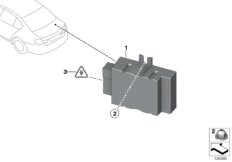 ЭБУ топливного насоса для BMW F02N 730Li N52N (схема запасных частей)