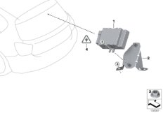 ЭБУ топливного насоса для BMW E87N 130i N52N (схема запасных частей)