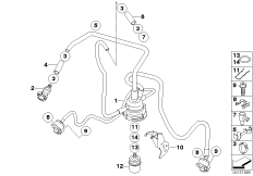 Распределитель топлива/регулят.давления для MOTO K25 R 1200 GS 04 (0307,0317) 0 (схема запасных частей)