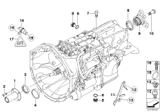 GS7S47BG уплотнения/доп.элементы для BMW E61N M5 S85 (схема запасных частей)