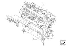Корпус распред.зажигания с крышкой для BMW E71 X6 35dX M57N2 (схема запасных частей)