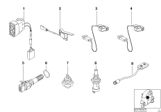 Различные переключатели для MOTO C1N C1 (0191) 0 (схема запасных частей)