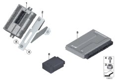 Блоки / модули управления для BMW RR3 Coupé N73 (схема запасных частей)