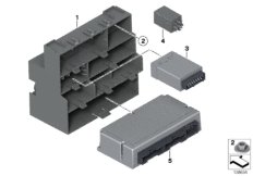 Блок управления для ROLLS-ROYCE RR2 Drophead N73 (схема запасных частей)