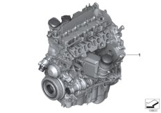 Силовой агрегат для BMW E93N 320d N47N (схема запасных частей)