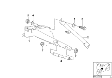 Рама передняя часть для BMW 259S R 1100 S 98 (0422,0432) 0 (схема запасных частей)