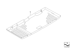 Доосн. ковриком багажного отделения для BMW R61 Cooper S ALL4 N18 (схема запасных частей)