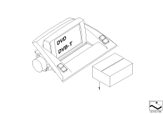 Запчасти Accessory Control Menu (ACM) для BMW E83N X3 1.8d N47 (схема запасных частей)