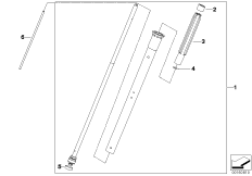 Амортизатор для BMW K15 G 650 Xchallenge (0165,0195) 0 (схема запасных частей)