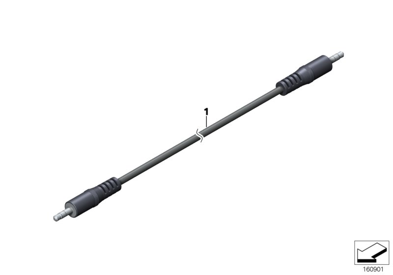 Вспомогательный соединительный кабель для BMW R58 Coop.S JCW N14 (схема запчастей)