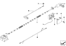 Провод батареи/токораспределитель Зд для BMW R52 Cooper S W11 (схема запасных частей)