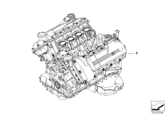 Силовой агрегат для BMW E92 M3 S65 (схема запасных частей)