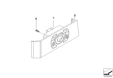 Блок управления освещением для BMW E61N 525xd M57N2 (схема запасных частей)