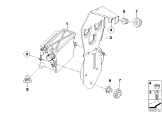 Э/нагреватель непрерывного действия для BMW E83N X3 1.8d N47 (схема запасных частей)