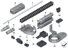 Детали для ремонта оптоволокон.кабеля для MINI R56N One 55kW N16 (схема запасных частей)