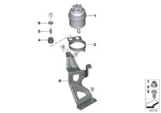 Масляный резервуар/детали для BMW E90 M3 S65 (схема запасных частей)