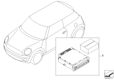 К-т доосн. CDC для а/м с SPEG low для BMW R57N Cooper N16 (схема запасных частей)