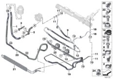 Система смазки для BMW E93 M3 S65 (схема запасных частей)