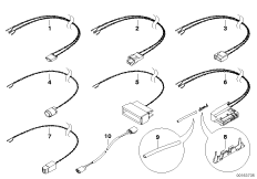 Ремонтный провод НПБ для BMW R58 Coop.S JCW N18 (схема запасных частей)