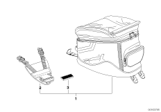 Сумка на топливный бак для BMW K15 G 650 Xcountry 08 (0141,0151) 0 (схема запасных частей)